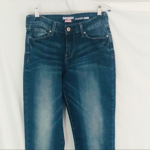 Levi’s Mid Rise Denim Blue Skinny Jeans Size 6 - Picture 3 of 5
